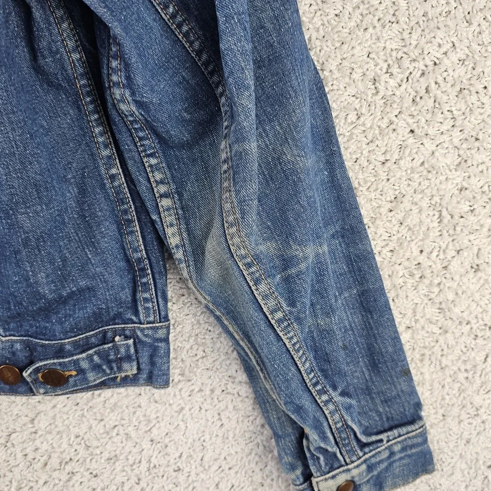 Vintage 70s Maverick Blue Bell Denim Jean Jacket Size 38 ( S/M ) Made in USA